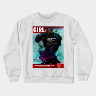 Girl - Surreal/Collage Art Crewneck Sweatshirt